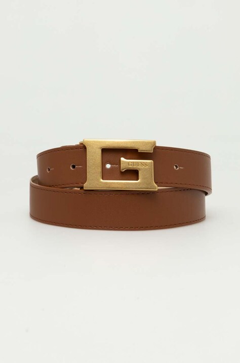 Колан Guess SESTRI дамски в кафяво BW9097 P4230