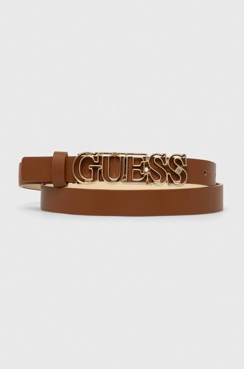 Ремень Guess женский цвет коричневый