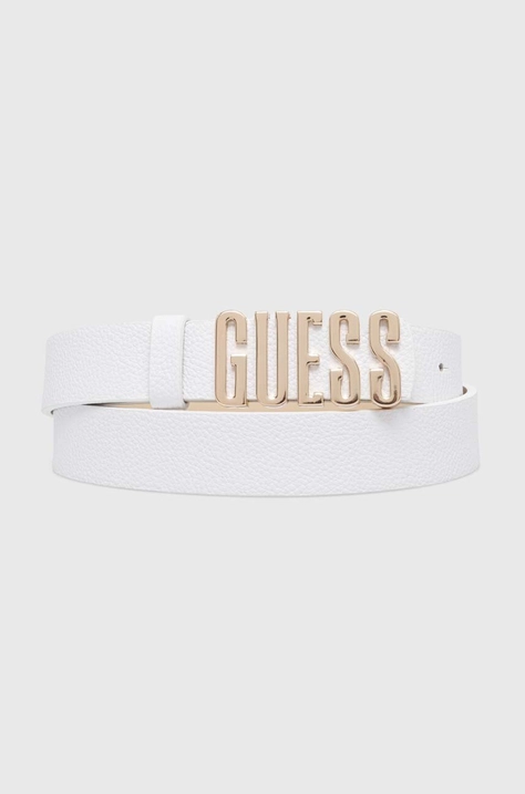 Guess curea femei, culoarea alb