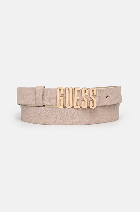 Guess curea MERDIAN femei, culoarea roz, BW9114 P4225