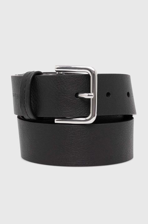 Marc O'Polo curea de piele femei, culoarea negru