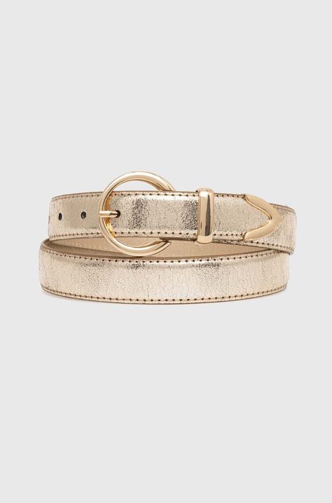 Morgan curea 3GOLD femei, culoarea auriu, 3GOLD