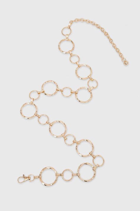 Opasok Morgan 3META dámsky, zlatá farba, 3META