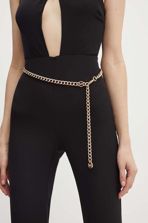 Ремень MICHAEL Michael Kors женский цвет золотой