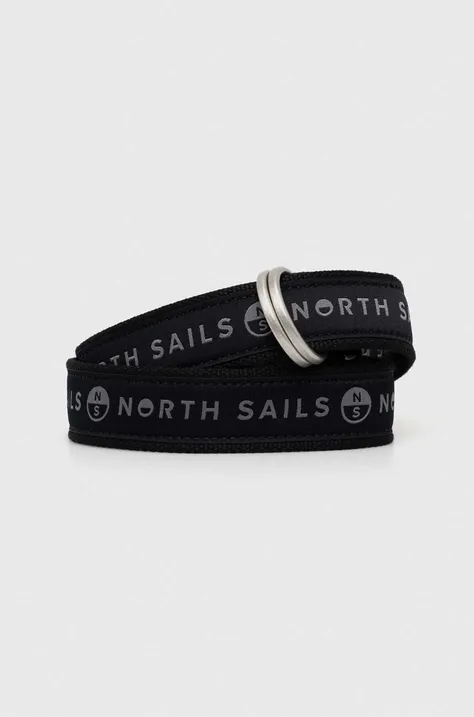 Ζώνη North Sails χρώμα: μαύρο