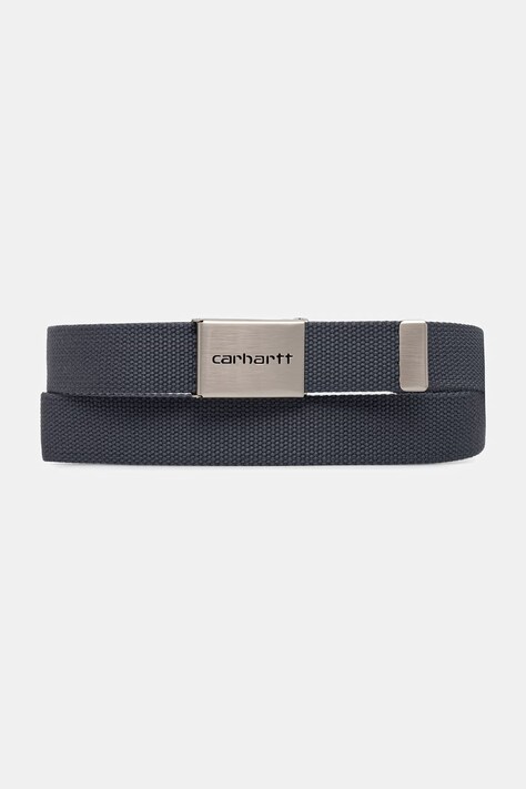 Carhartt WIP pasek parciany Clip Belt Chrome szary I019176.47XX