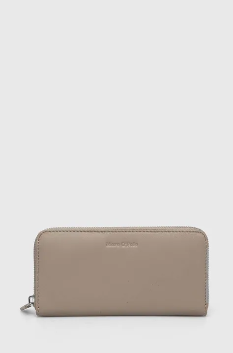 Kožená peňaženka Marc O'Polo dámsky, béžová farba, 31019905301114