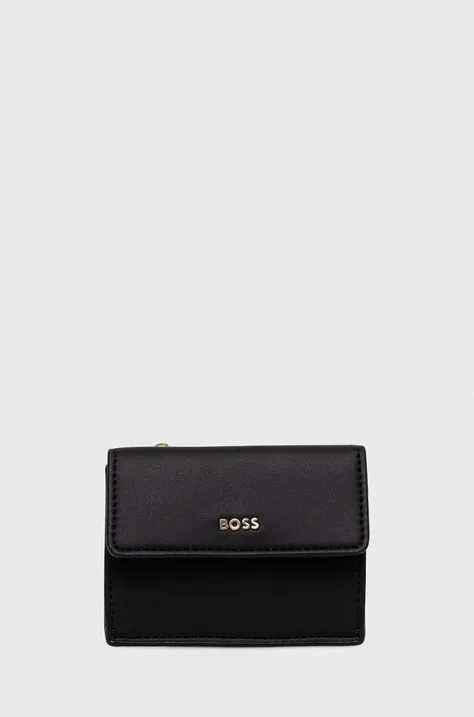 Πορτοφόλι BOSS χρώμα: μαύρο