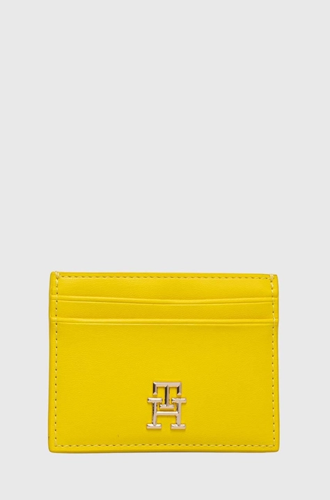 Denarnica Tommy Hilfiger rumena barva