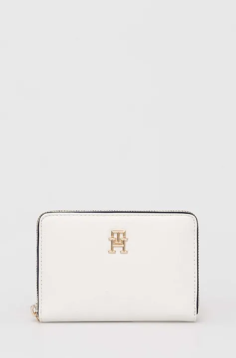 Tommy Hilfiger portofel femei, culoarea alb AW0AW16092