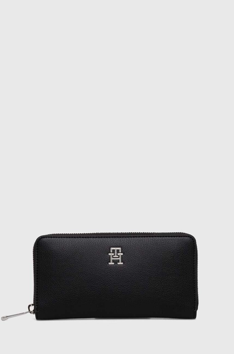 Tommy Hilfiger portofel femei, culoarea negru AW0AW16093