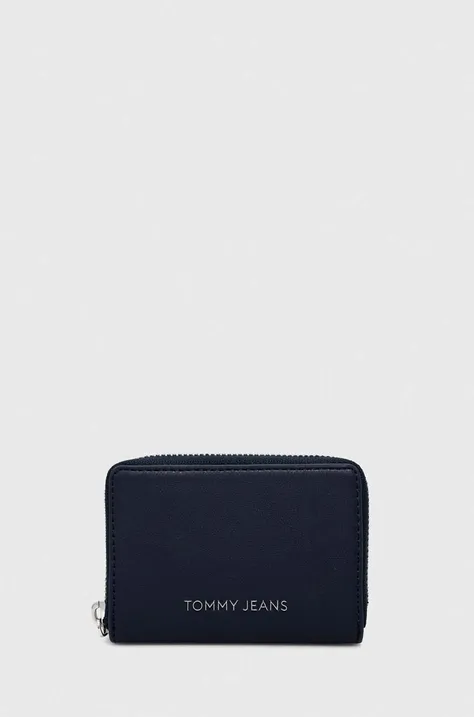 Peňaženka Tommy Jeans dámsky,tmavomodrá farba,AW0AW15833