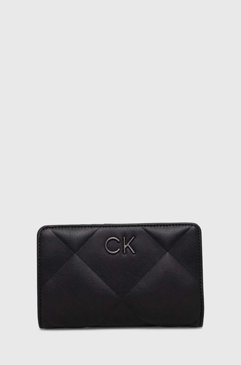 Peňaženka Calvin Klein dámsky,čierna farba,K60K611374