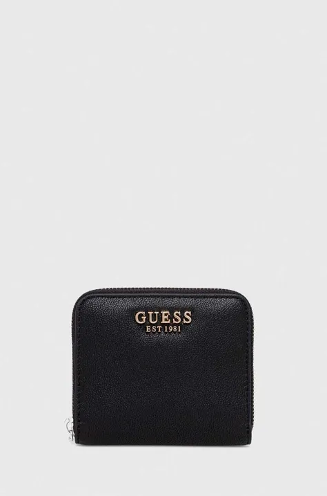 Peňaženka Guess EMILEE dámsky, čierna farba, SWBG88 62370
