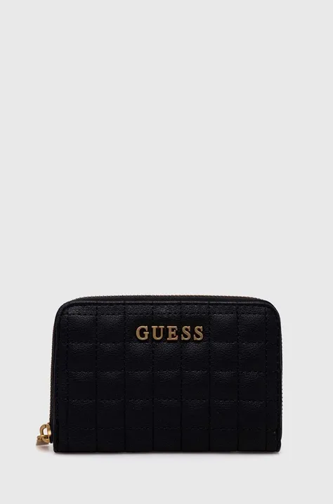 Peňaženka Guess TIA dámsky, čierna farba, SWQA91 87400