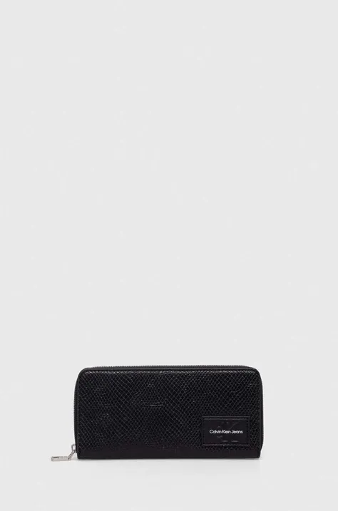 Peňaženka Calvin Klein Jeans dámsky,čierna farba,K60K611529