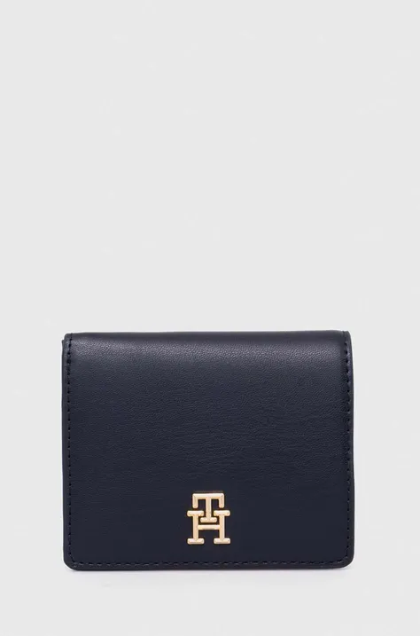Tommy Hilfiger portofel femei, culoarea bleumarin AW0AW16011