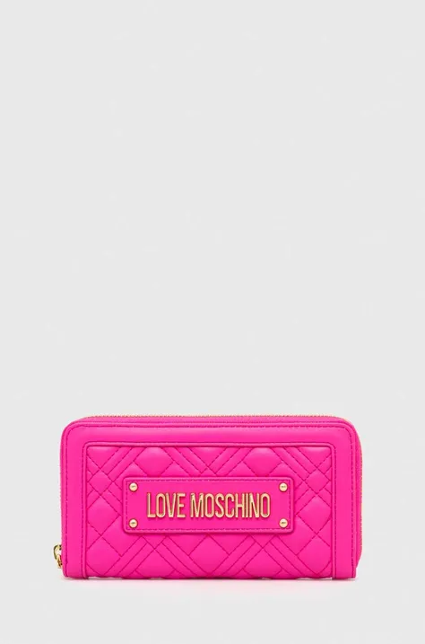Novčanik Love Moschino za žene, boja: ružičasta