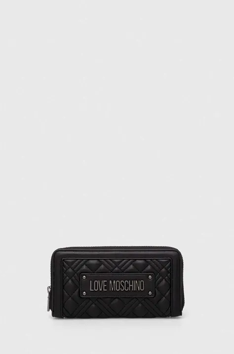 Novčanik Love Moschino za žene, boja: crna