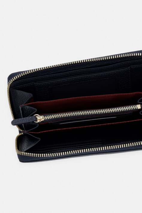 Kožená peňaženka Coccinelle čierna farba, E2 MW5 11 32 01