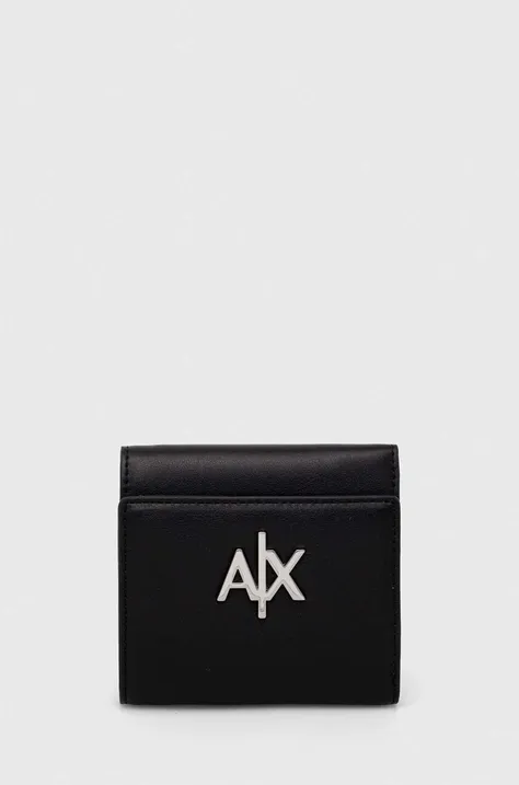 Πορτοφόλι Armani Exchange χρώμα: μαύρο