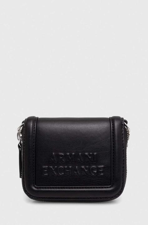 Peňaženka Armani Exchange dámska, čierna farba, 948566 4R729,