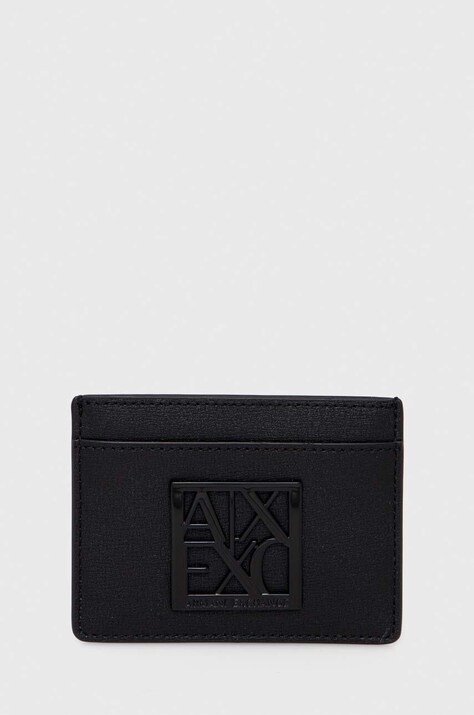 Etui za kartice Armani Exchange boja: crna, 948573 0A874