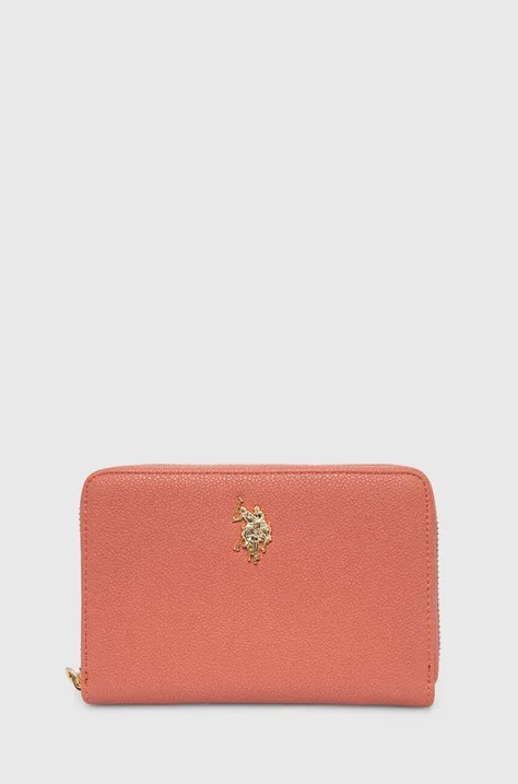 Гаманець U.S. Polo Assn. жіночий колір рожевий
