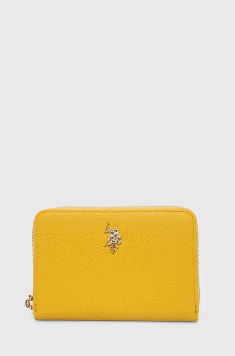 Peňaženka U.S. Polo Assn. dámsky, žltá farba