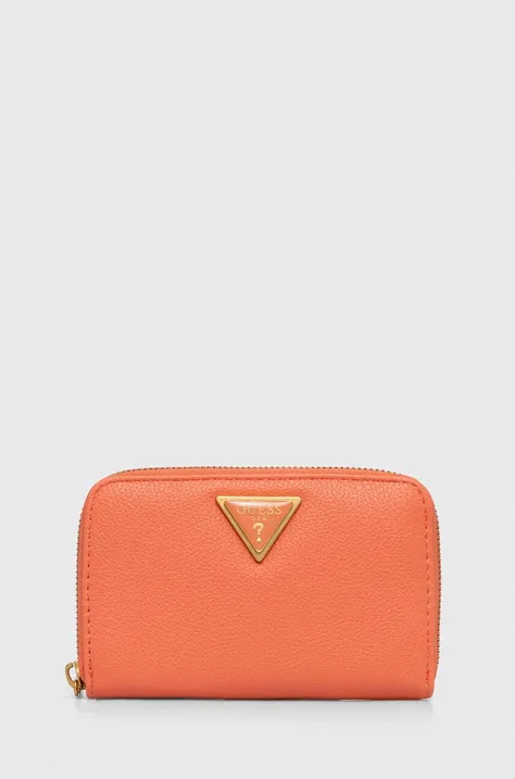 Peňaženka Guess COSETTE dámsky, oranžová farba, SWVA92 22400