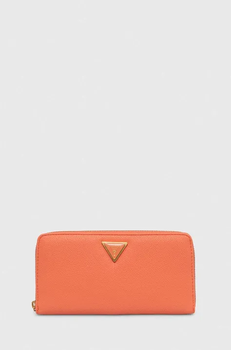 Guess portofel femei, culoarea portocaliu