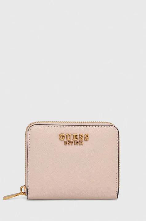 Guess portfel EMERA damski kolor beżowy SWVA92 21370