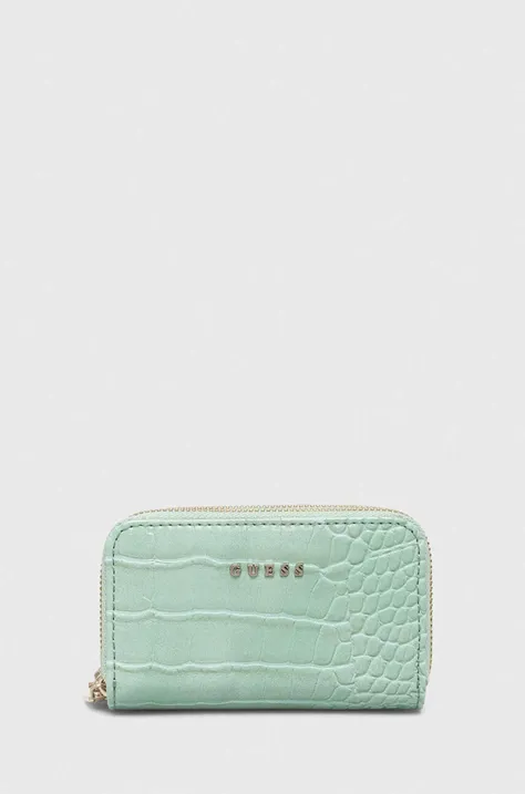 Peňaženka Guess dámsky, tyrkysová farba, PW7448 P4211