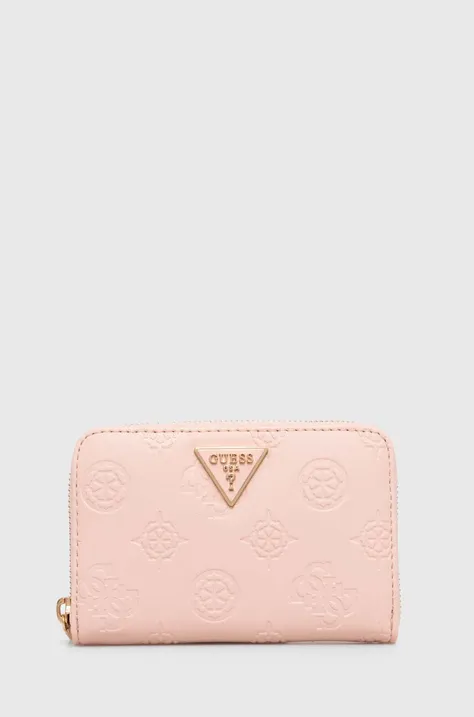 Peňaženka Guess JENA dámsky, ružová farba, SWPG92 20400