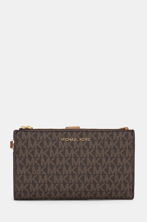 Denarnica MICHAEL Michael Kors ženski, rjava barva
