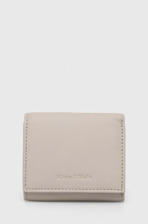 Шкіряний гаманець Marc O'Polo жіночий колір сірий 40319905802114