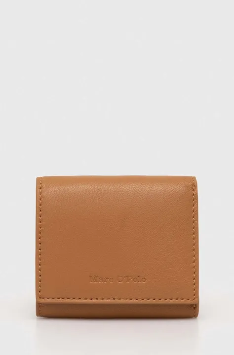 Kožená peněženka Marc O'Polo hnědá barva, 40319905802114