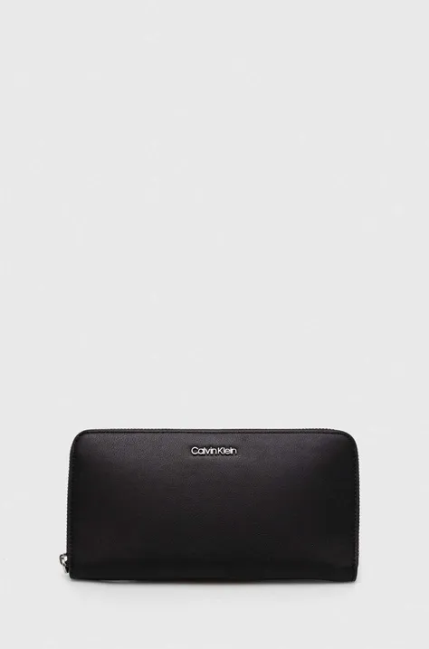 Calvin Klein portofel femei, culoarea negru