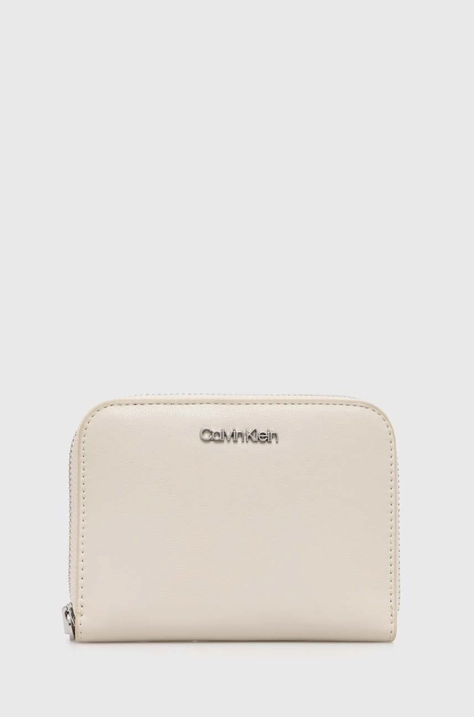 Peňaženka Calvin Klein dámsky,béžová farba,K60K611688