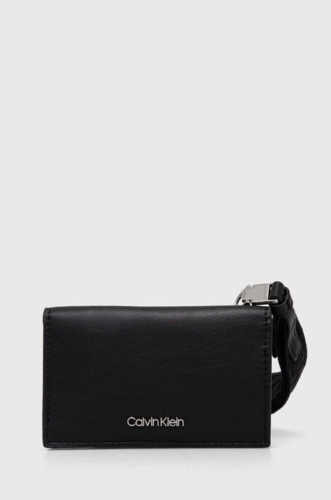 Calvin Klein portofel femei, culoarea negru