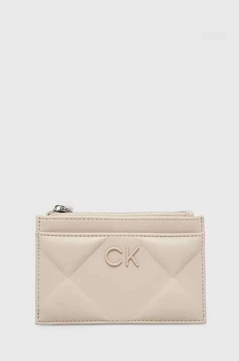 Calvin Klein portofel femei, culoarea bej K60K611704