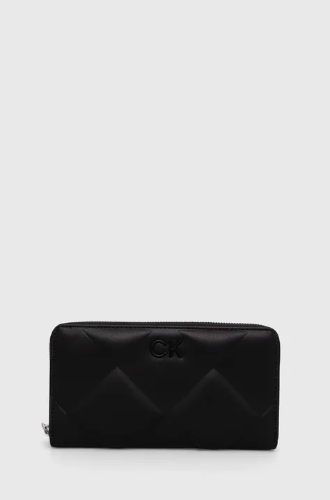 Peňaženka Calvin Klein dámsky, čierna farba, K60K611782