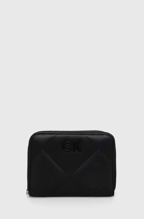 Peňaženka Calvin Klein dámsky,čierna farba,K60K611783