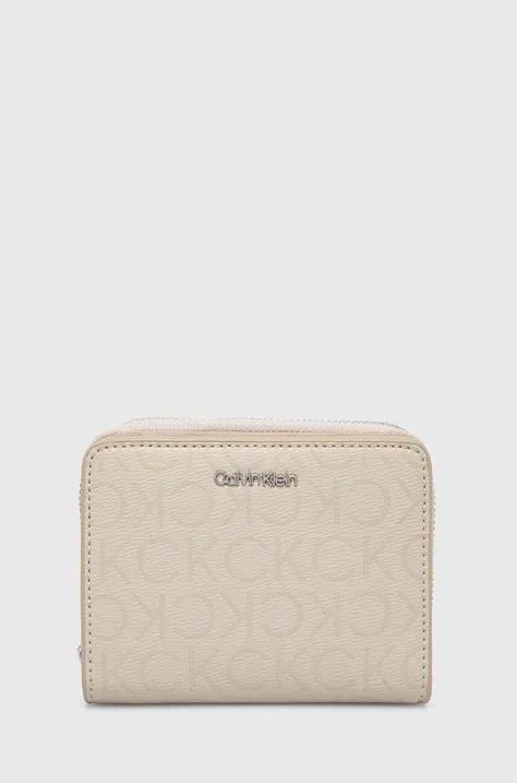 Calvin Klein portofel femei, culoarea bej K60K611932