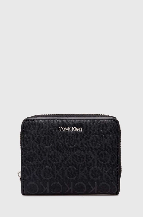 Calvin Klein portofel femei, culoarea negru K60K611932