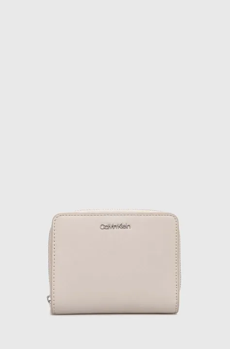 Πορτοφόλι Calvin Klein χρώμα: γκρι, K60K611937