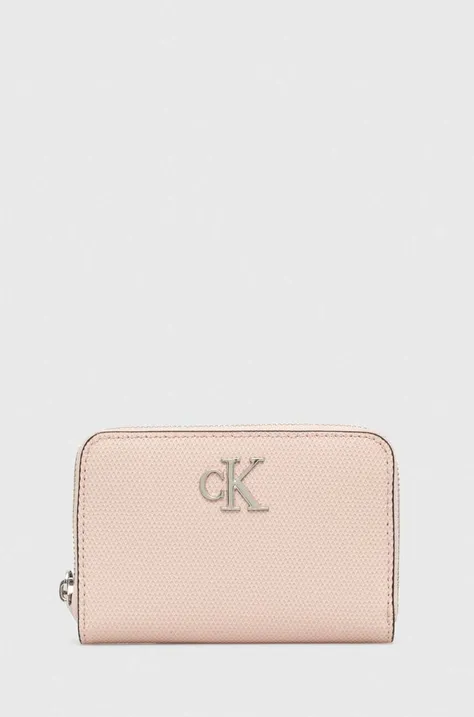 Peněženka Calvin Klein Jeans růžová barva, K60K611970