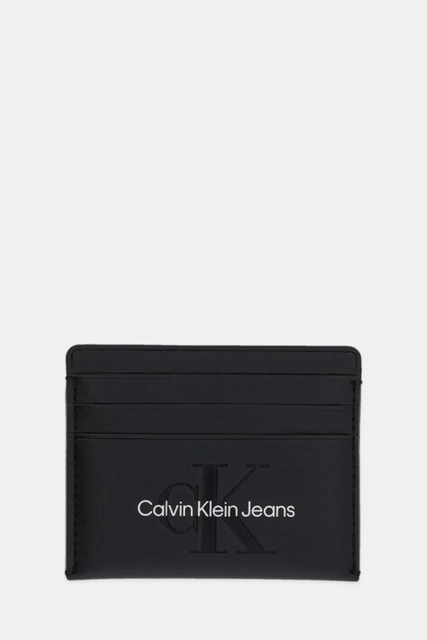 Calvin Klein Jeans card holder culoarea negru