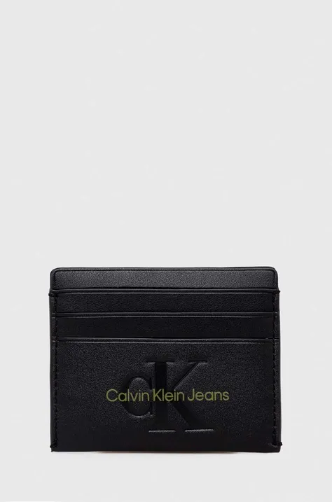 Calvin Klein Jeans etui na karty kolor czarny