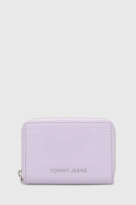 Tommy Jeans portofel femei, culoarea violet AW0AW15935